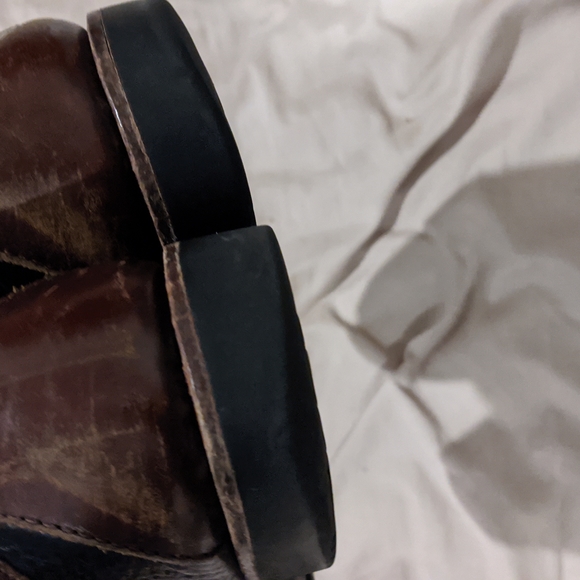 Allen Edmonds size 8 1/2D black and brown Nashua loafers - Picture 4 of 4